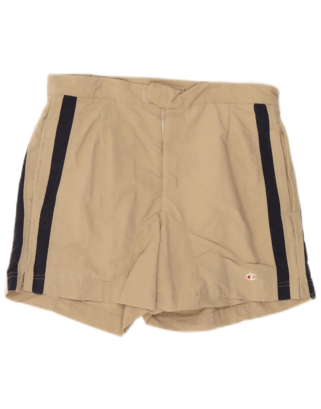 Champion Herren-Badeshorts, groß, beige gestreift