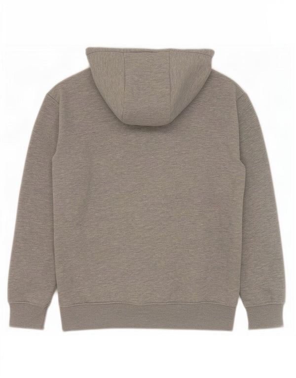 Zara Herren Kapuzenpullover Mittelgrau meliert