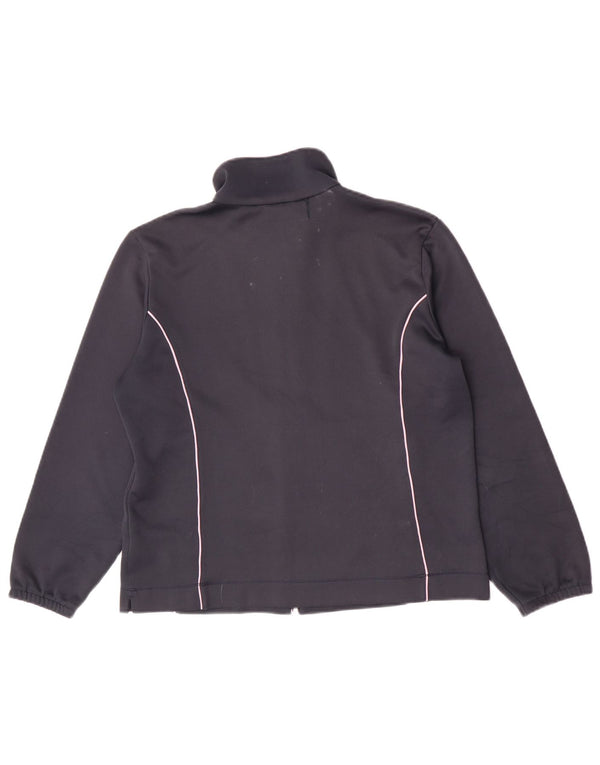 Lotto Damen-Trainingsanzug-Oberteiljacke UK 12 Medium Marineblau