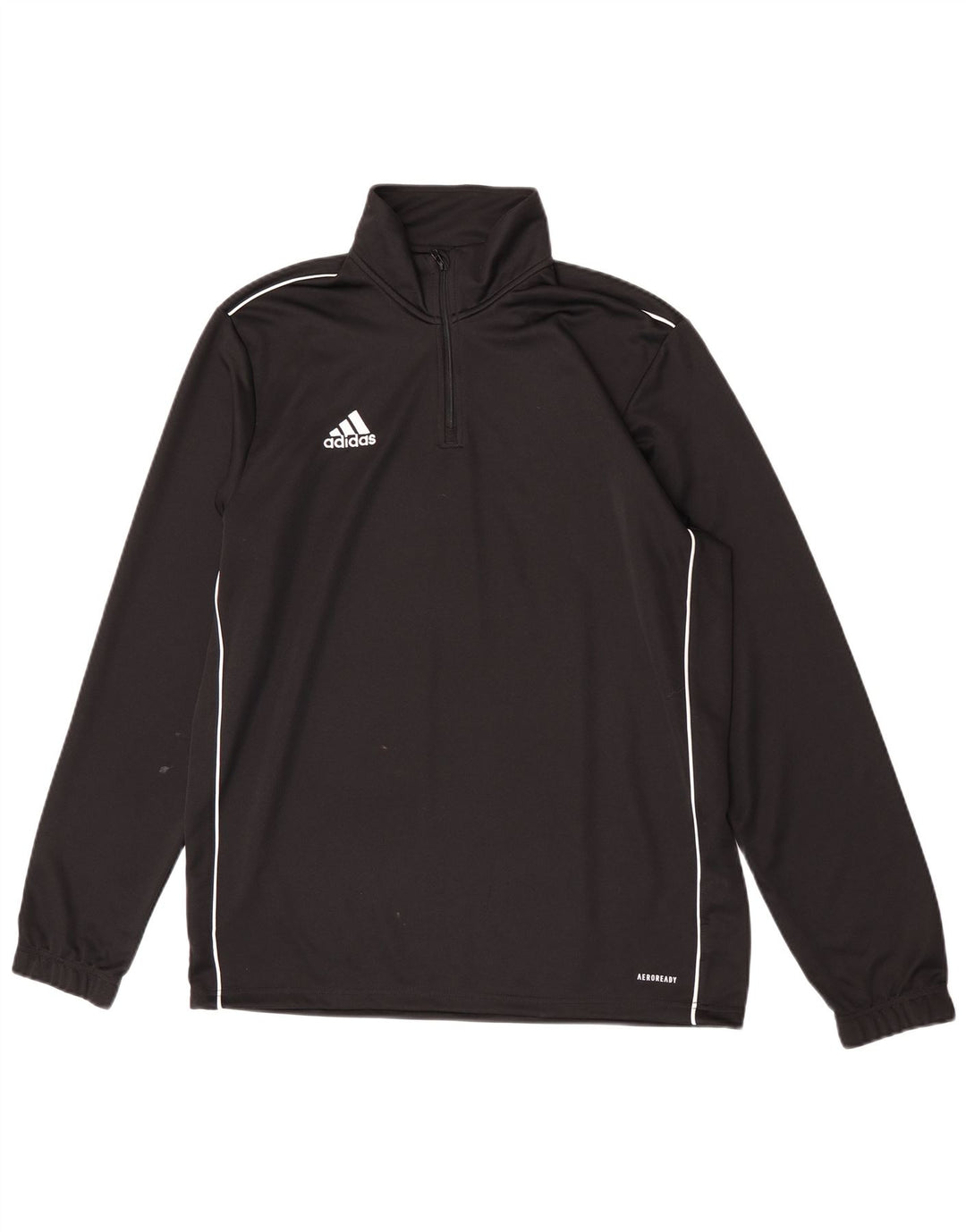 Adidas Herren Aeroready Zip Neck Pullover Trainingsanzug Top Large Schwarz Polyester