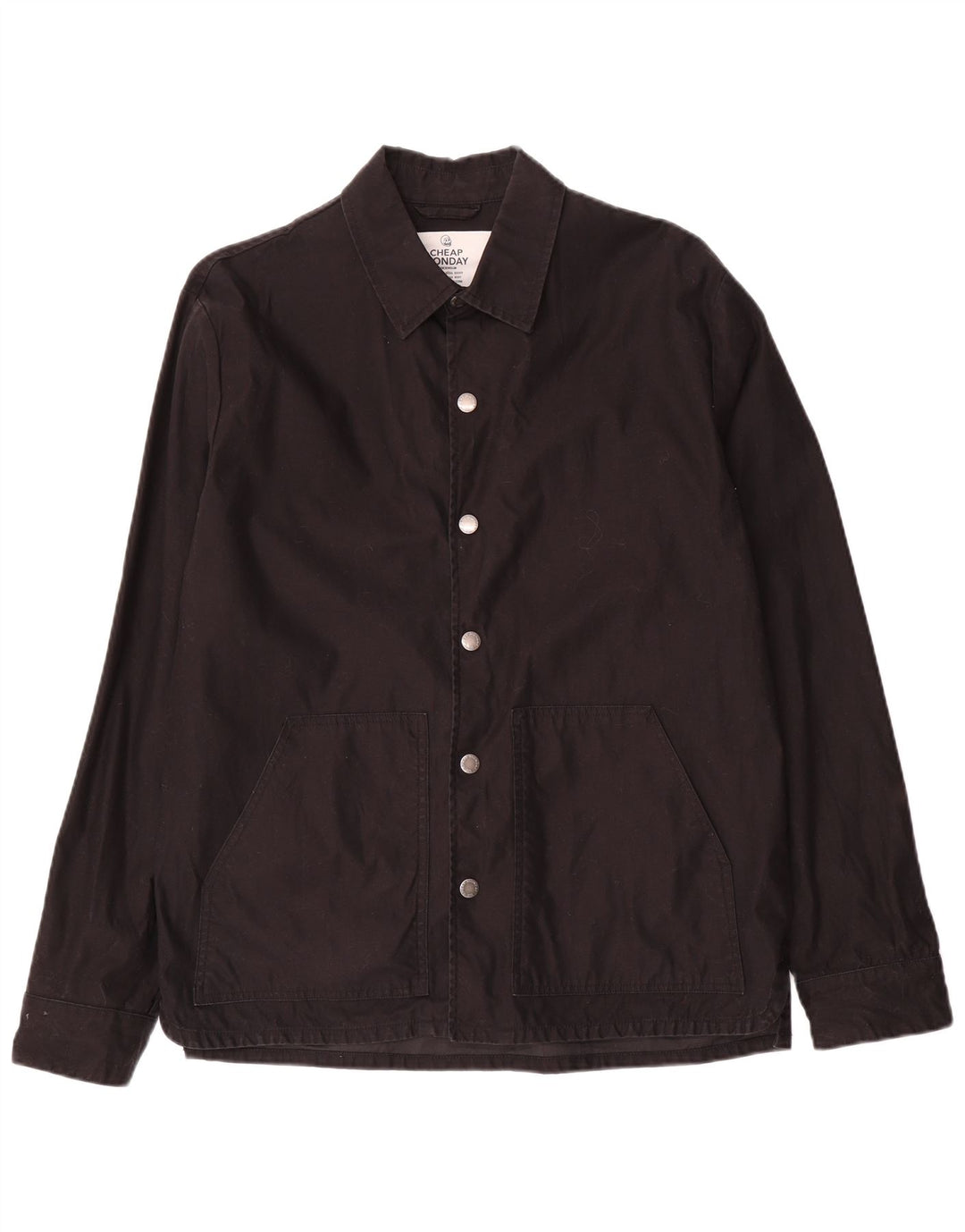 Cheap Monday Herren-Bomberjacke mit Grafik, UK 38, mittelschwarz, Baumwolle