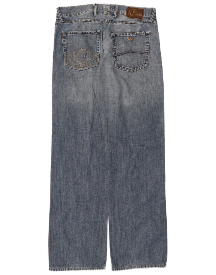 Armani Herren Loose Jeans W34 L33 Blau
