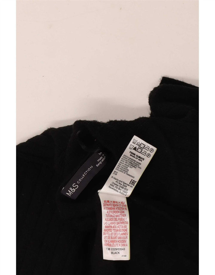 Marks & Spencer Rollkragenpullover für Damen, Gr. 14, mittelschwarz