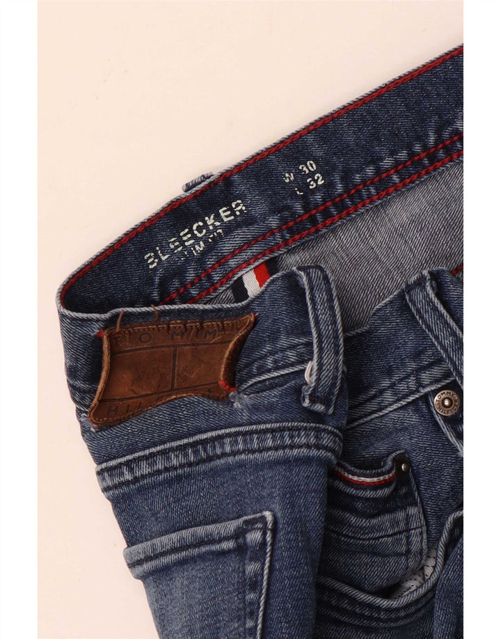 Tommy Hilfiger Damen Bleecker Slim Jeans W30 L32 Blaue Baumwolle