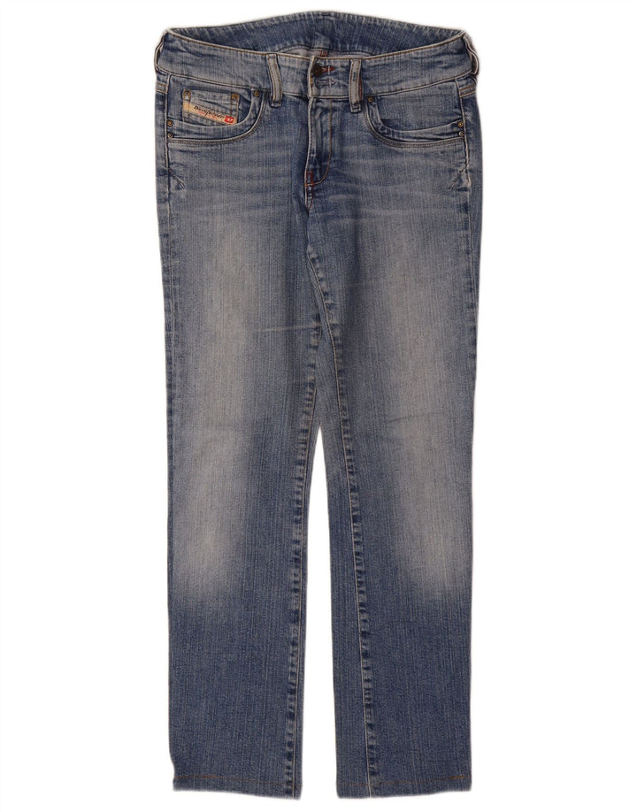 Diesel Damen Straight Jeans W28 L29 Blaue Baumwolle