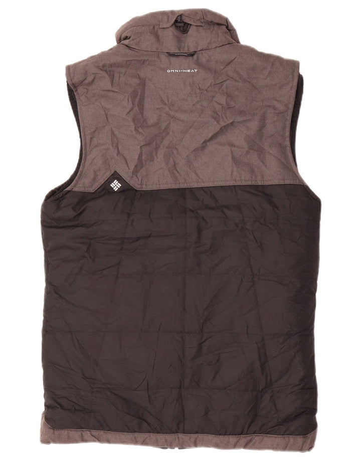 COLUMBIA Damen Omni-Shield Wattierte Weste UK 10 Small Schwarz Farbblock