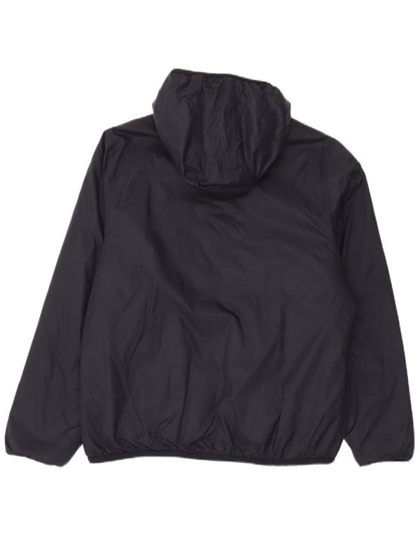 K-Way Herren-Windjacke mit Kapuze, UK 42, XL, Marineblau, Polyamid