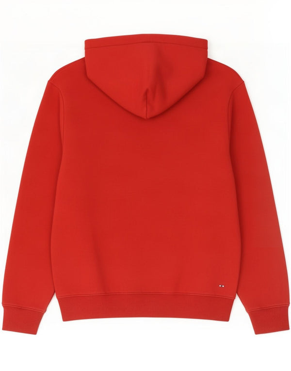 Napapijri Mens Graphic Hoodie Jumper XL Red Cotton