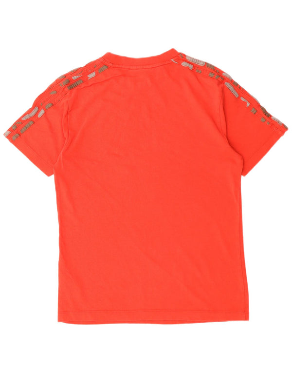 Adidas Mens Graphic T-Shirt Top Medium Red Cotton