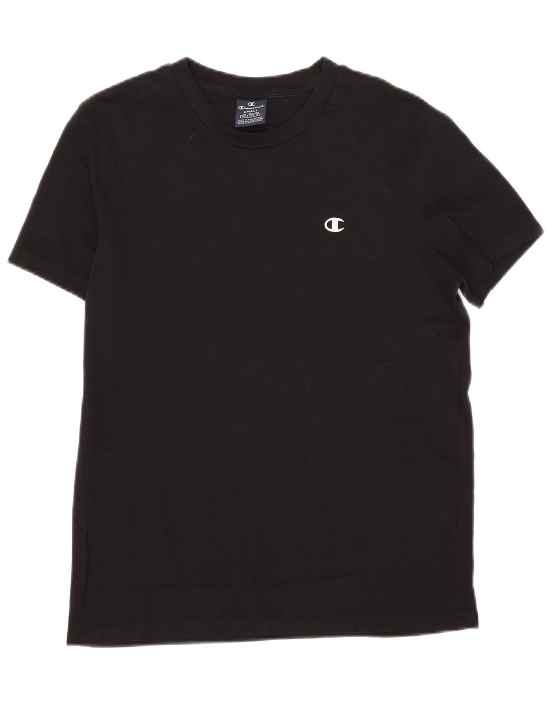 Champion Herren T-Shirt Top Small Schwarz Baumwolle