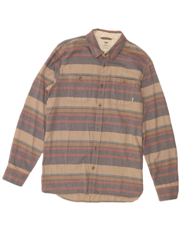 Vans Herren-Flanellhemd, mittelgroß, mehrfarbig, gestreift, Baumwolle