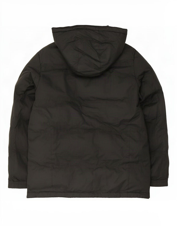 Mountain Warehouse wattierte Herrenjacke mit Kapuze, UK 38, Mittelschwarz, Polyester