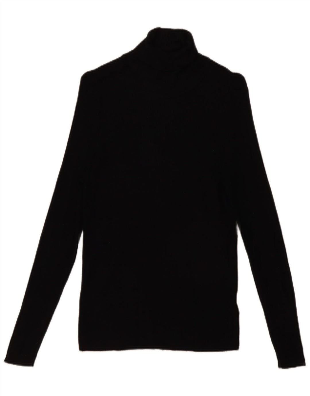 Marks & Spencer Damen Top Langarm UK 16 Large Schwarze Viskose