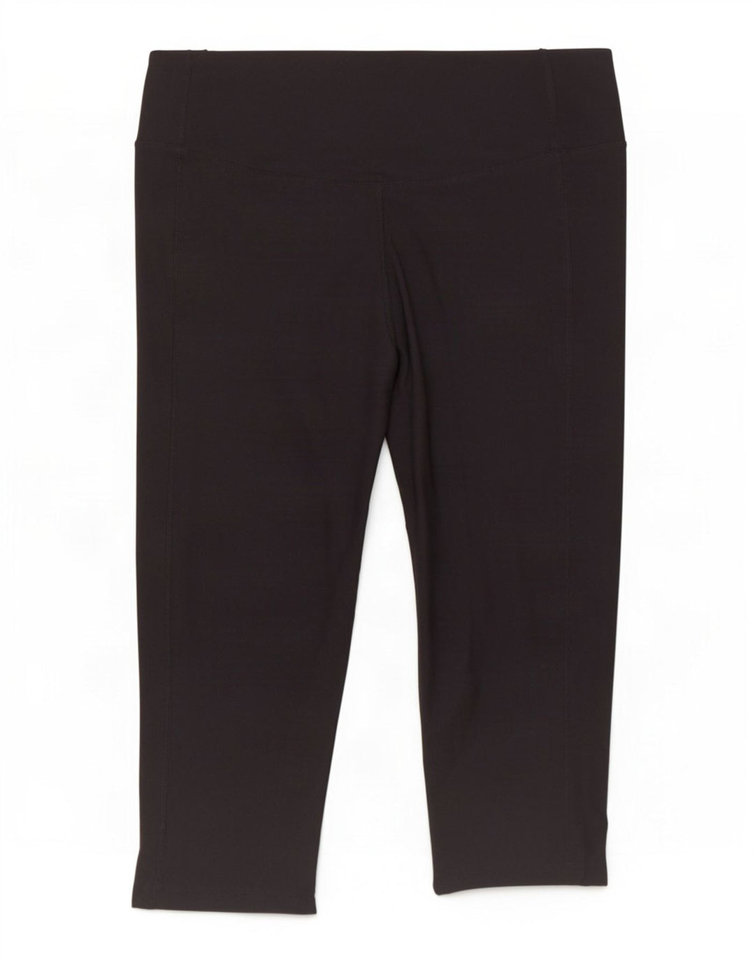 Nike Damen Dri Fit Capri Leggings UK 14 Large Schwarz Polyester