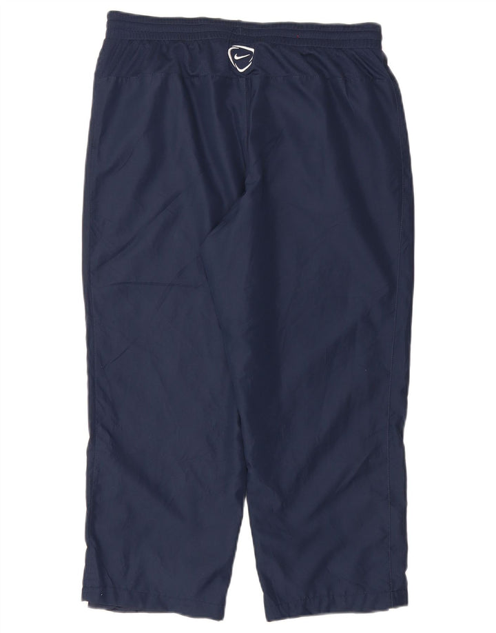 Nike Herren Dri Fit Capri-Trainingshose aus mittelmarineblauem Polyester