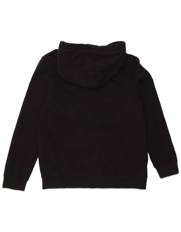 Superdry Damen-Overall-Kapuzenpullover mit Reißverschluss, Gr. 10, Größe S, Schwarz, Baumwolle