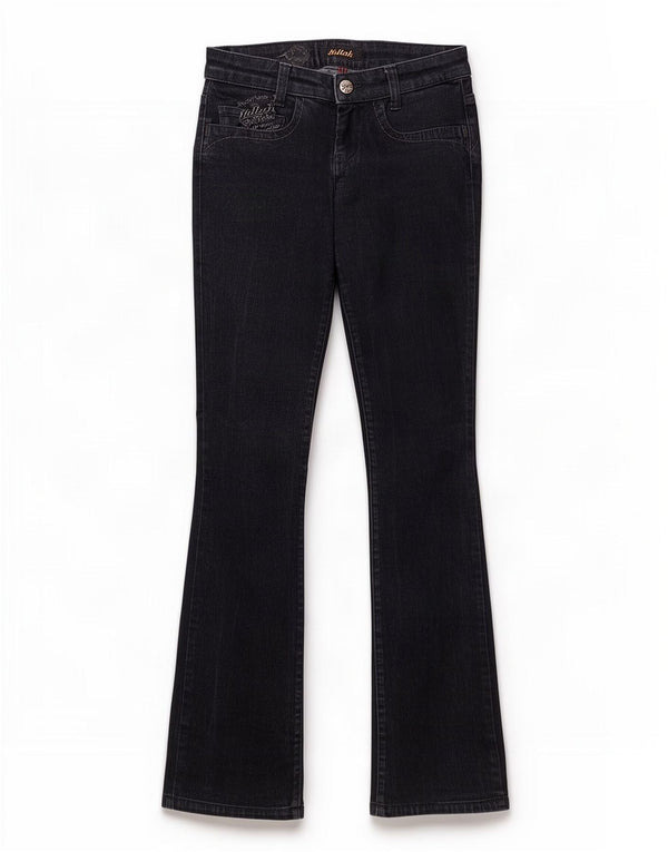 Killah Damen Bootcut-Jeans W27 L31 Blau