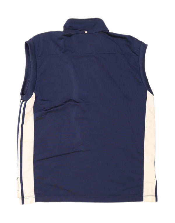 Adidas Herren ärmellose Trainingsjacke, UK 40/42, mittelmarineblau
