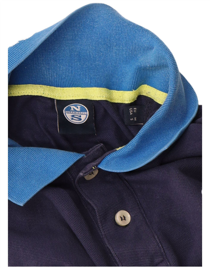 North Sails Herren-Poloshirt, Größe S, Marineblau, Farbblock