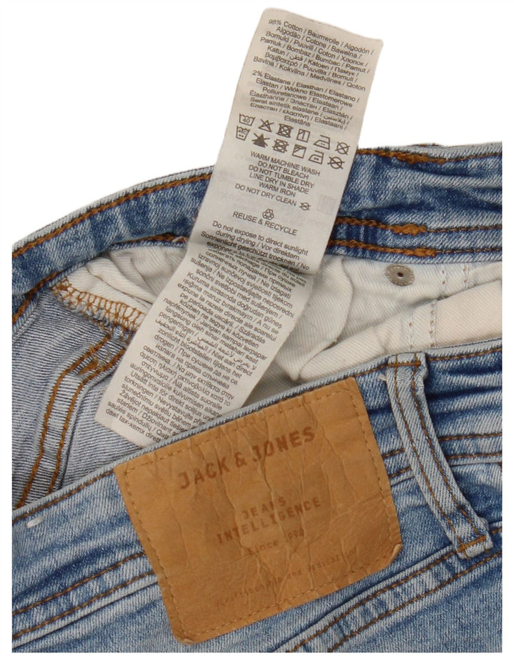 Jack & Jones Herren GLENN Slim Jeans W32 L30 Blaue Baumwolle