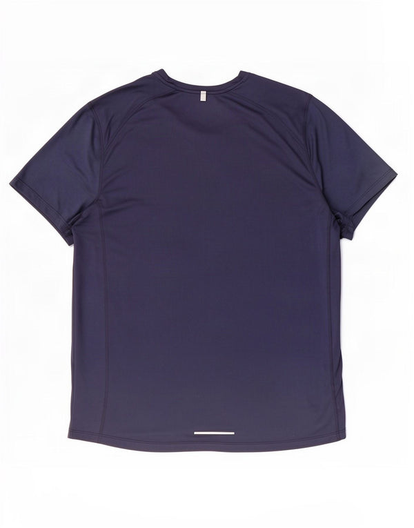 Nike Herren Dri Fit T-Shirt Top XL Marineblau Polyester