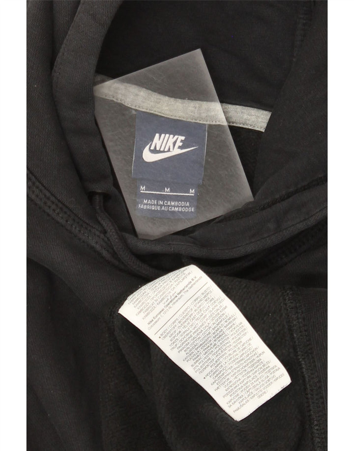 Nike Herren-Hoodie-Pullover aus mittelschwarzer Baumwolle