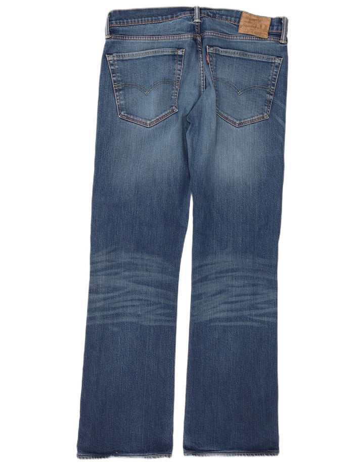 Levi's Herren 521 Bootcut Jeans W36 L32 Blaue Baumwolle