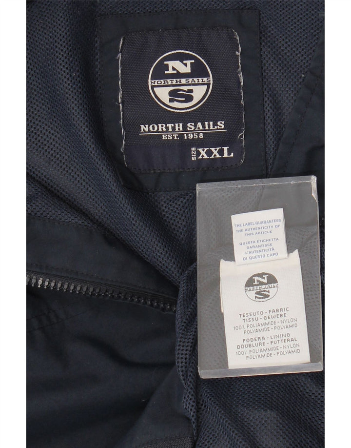 North Sails Herren Bomberjacke UK 44 2XL Marineblau Polyamid