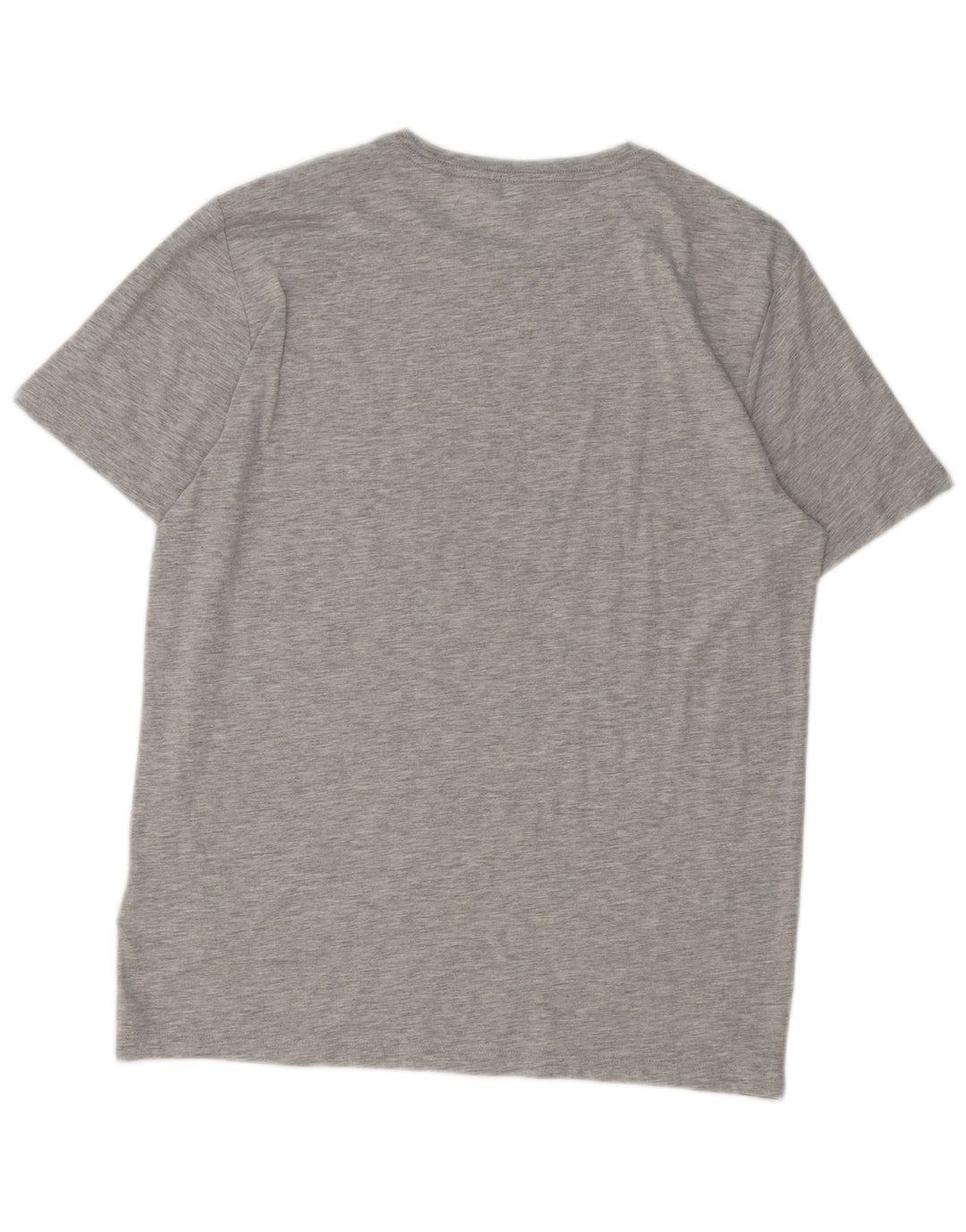 REISS Mens T-Shirt Top Large Grey Cotton