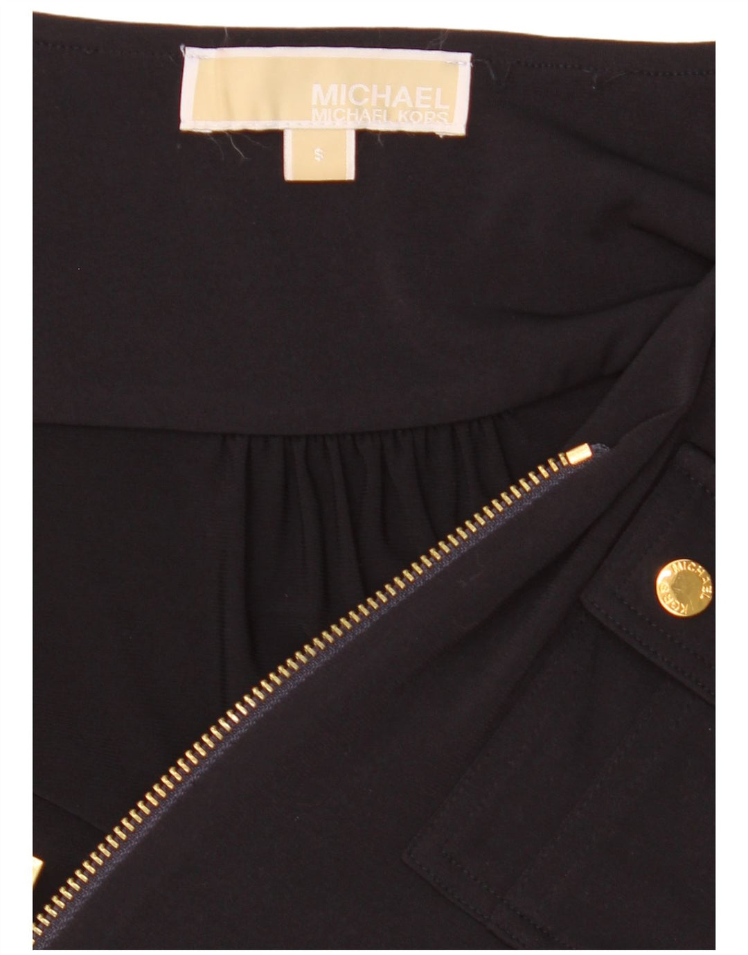 Michael Kors Damen-Overall mit langen Ärmeln, Gr. 10, Größe S, Schwarz