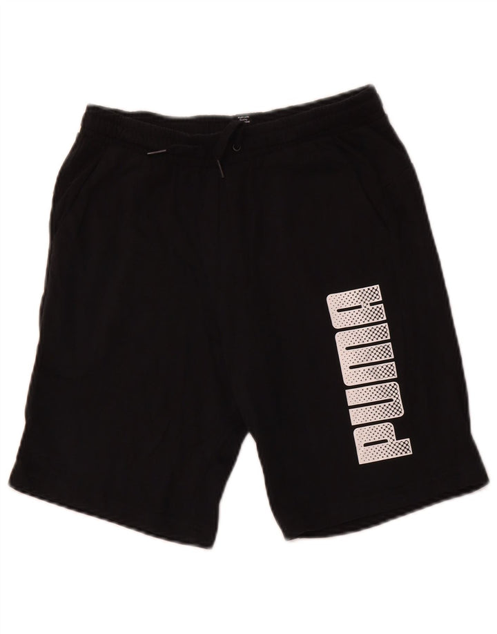 PUMA Jungen Graphic Sport Shorts 11-12 Jahre Schwarz