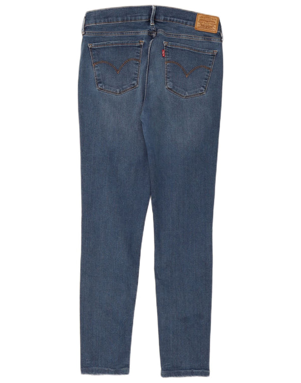 Levi's Damen 710 Super Skinny Jeans W30 L28 Blaue Baumwolle