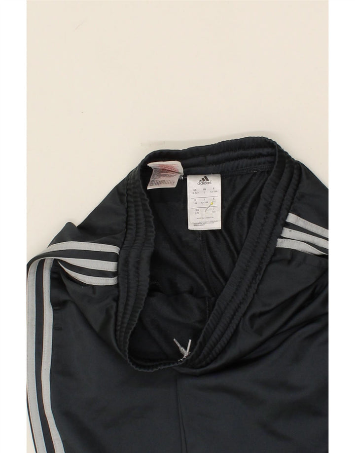 ADIDAS Boys Tracksuit Trousers Joggers 13-14 Years  Grey Polyester Vintage Adidas and Second-Hand Adidas from Messina Hembry 