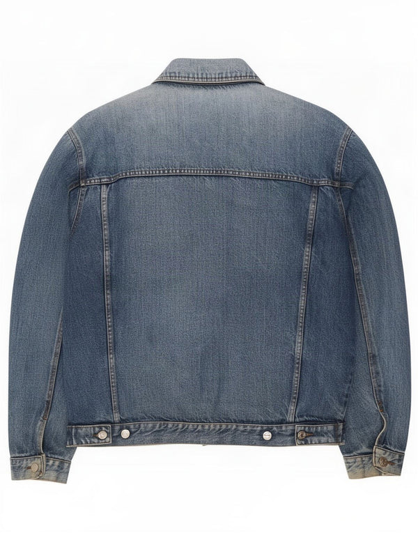 Vintage Mens Denim Jacket UK 42 XL Blue Cotton