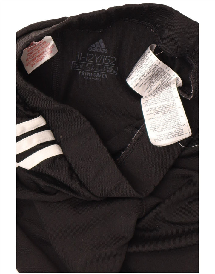 Adidas Aeroready-Leggings für Mädchen, 11–12 Jahre, schwarzes Polyester