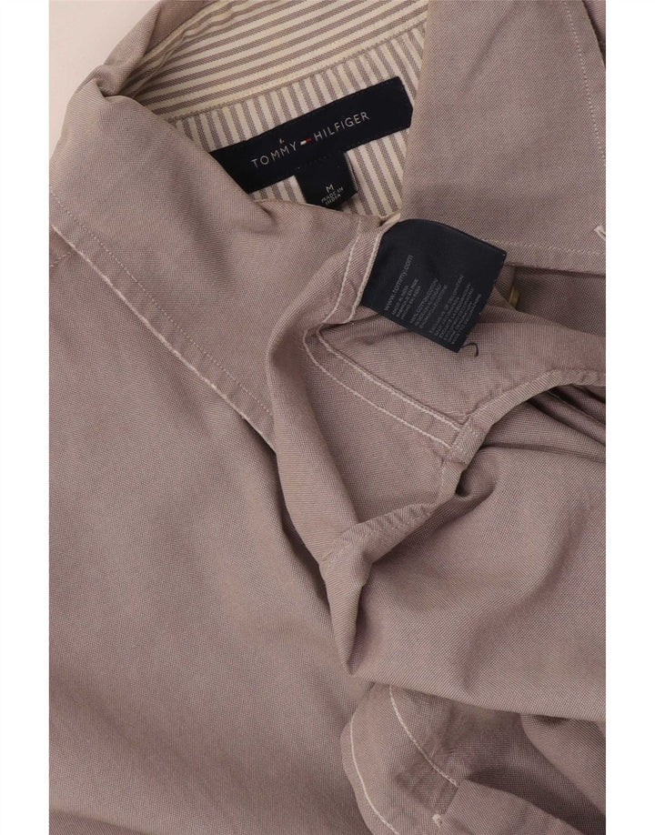 Tommy Hilfiger Herrenhemd mittelgraue Baumwolle
