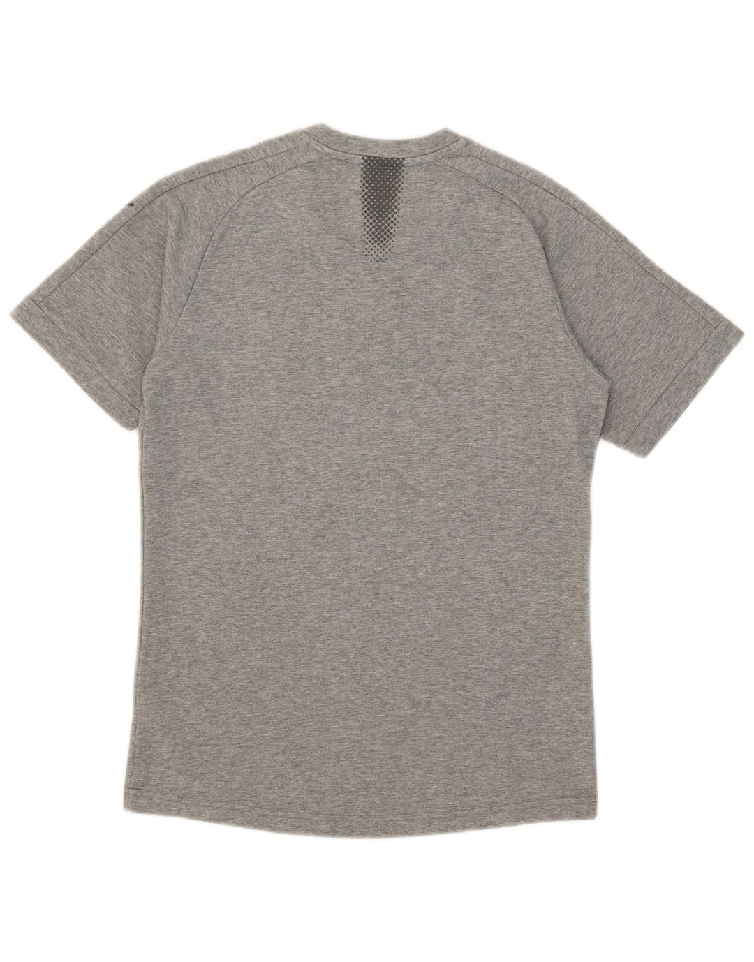 Puma Herren T-Shirt-Oberteil aus mittelgrau gefleckter Baumwolle