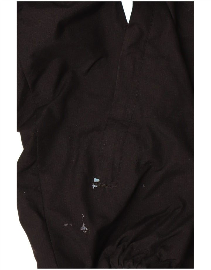 Superdry Herren-Windbreakerjacke mit Grafik, UK 44 2XL, schwarzes Nylon