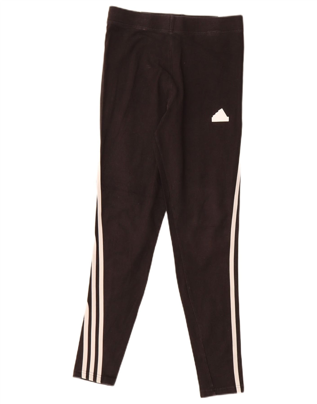 Adidas Damen Leggings UK 12/14 Medium Schwarz