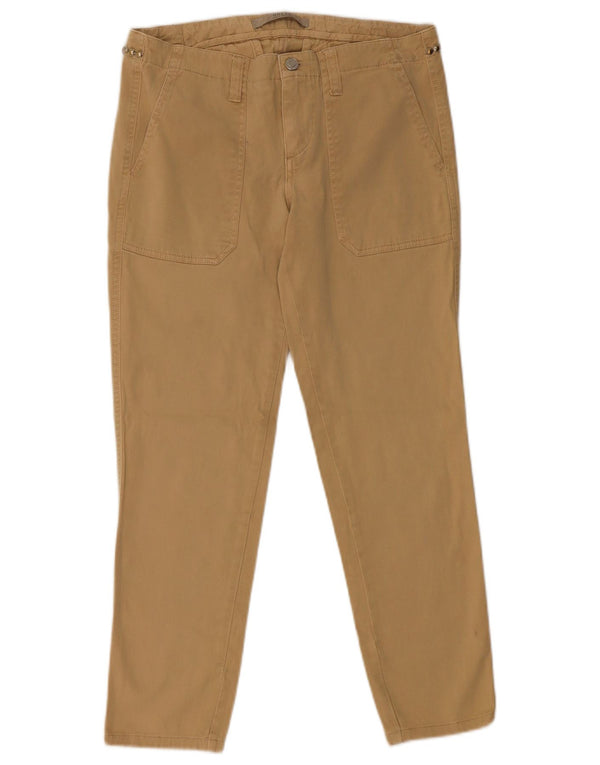 Guess Damen Slim Chino-Hose W26 L26 Beige Baumwolle