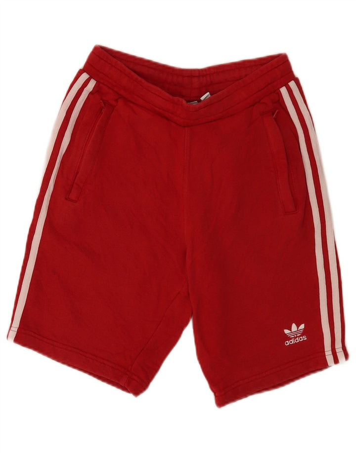 Adidas Herren Sport Shorts XS Rote Baumwolle