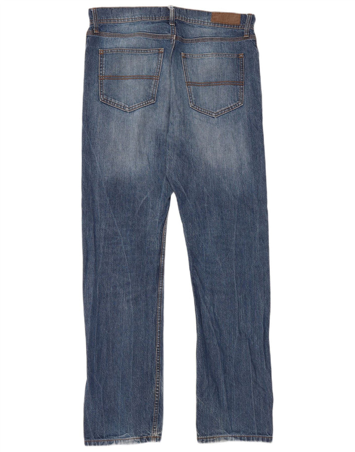 Marks & Spencer Herren-Jeans, reguläre Passform, gerade Passform, W32, L33, Blau, Baumwolle