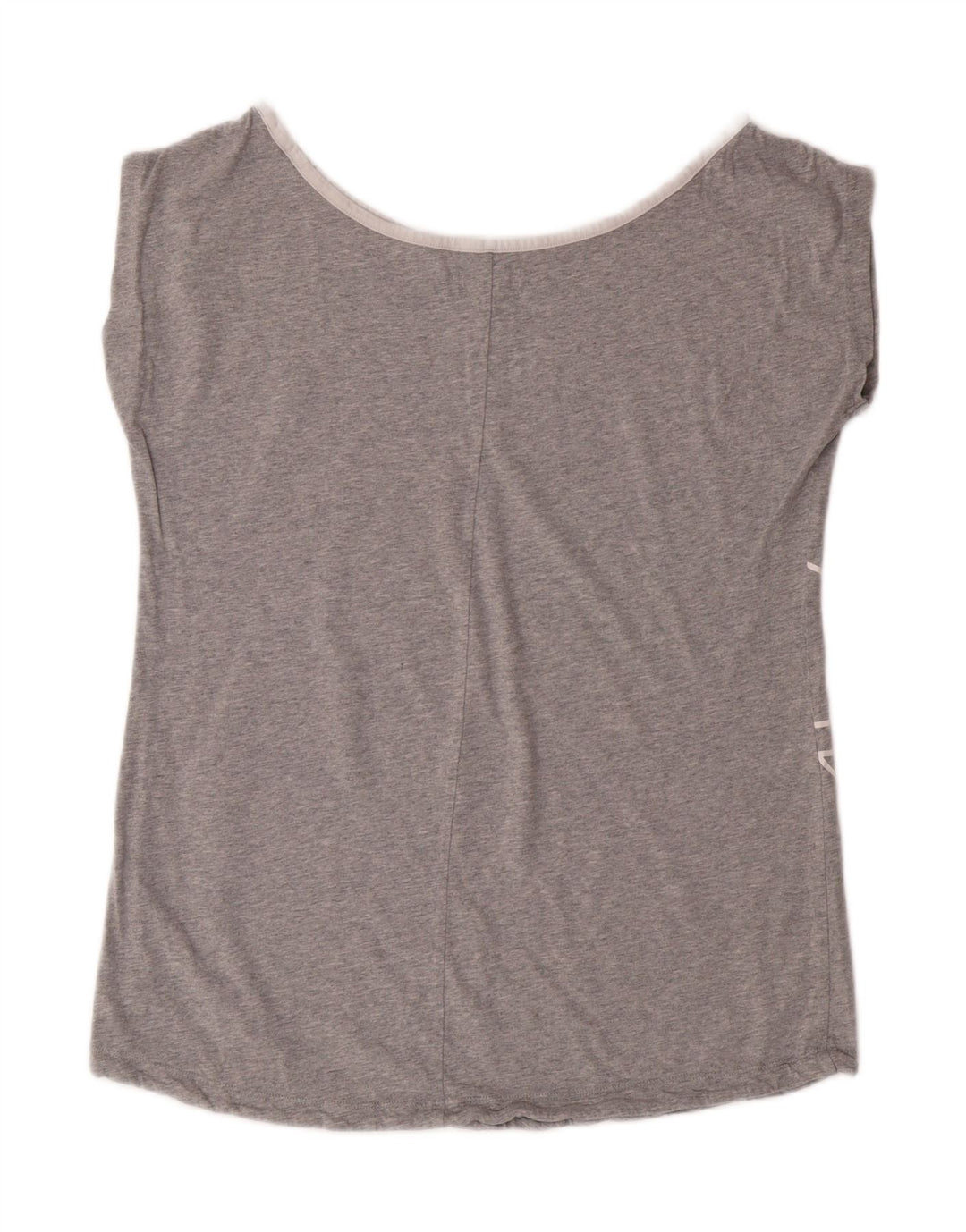 ADIDAS Womens Graphic T-Shirt Top UK 26 Large Grey Vintage Adidas and Second-Hand Adidas from Messina Hembry 