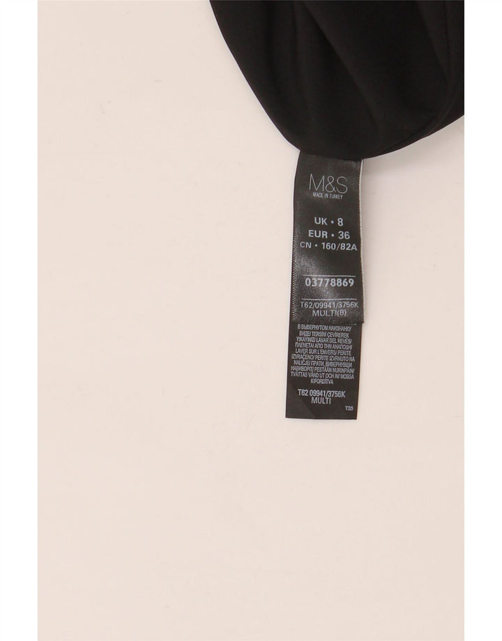 Marks & Spencer Damen-A-Linien-Kleid, Größe S, mehrfarbig, Polyester