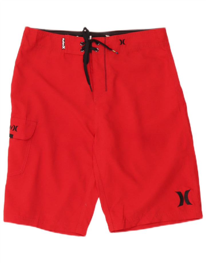 Hurley Herren Badeshorts Mittelrotes Polyester