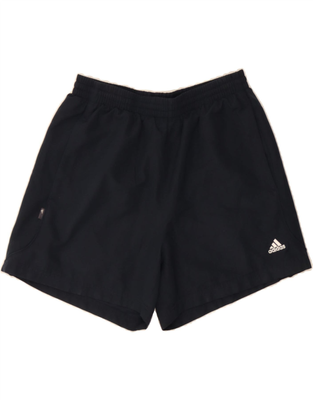 ADIDAS Mens Sport Shorts Medium  Navy Blue Polyester Vintage Adidas and Second-Hand Adidas from Messina Hembry 
