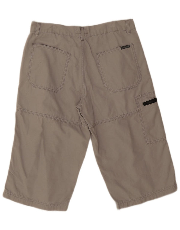 Tom Tompson Herren Cargoshorts Medium W30 Graue Baumwolle