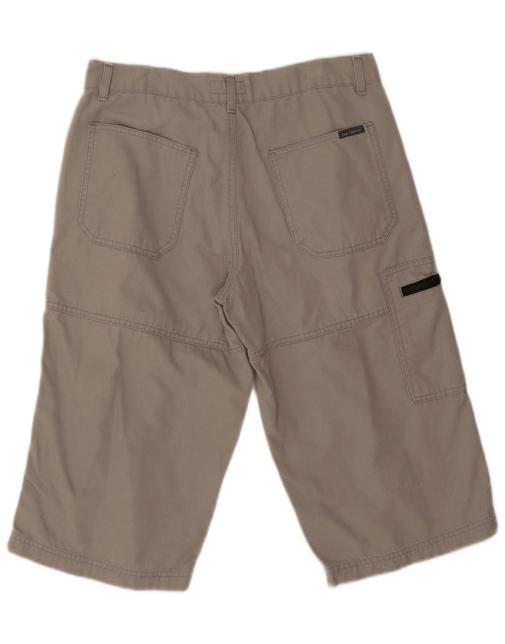 Tom Tompson Herren Cargoshorts Medium W30 Graue Baumwolle