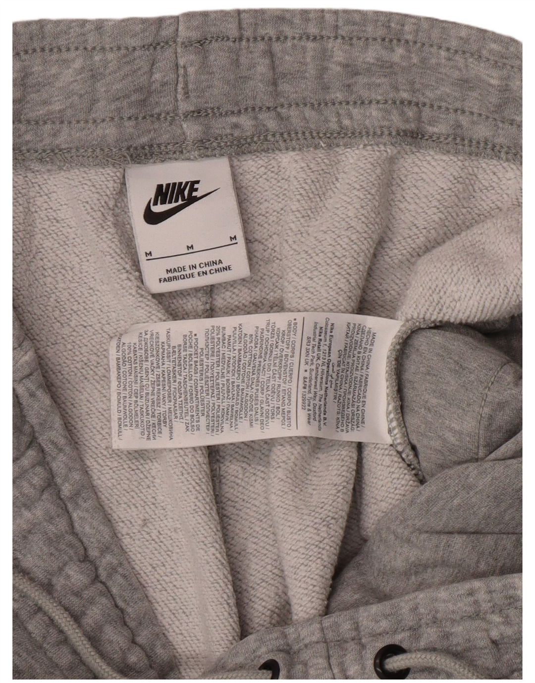 NIKE Damen-Trainingshose, Jogginghose, UK 14, mittelgraue Baumwolle