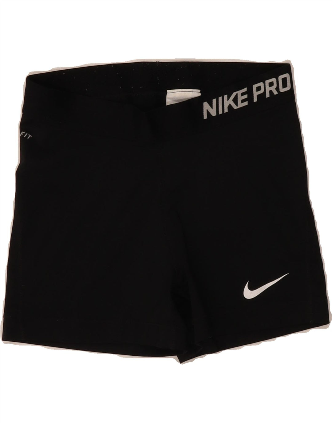 NIKE Boys Dri Fit Graphic Sport Shorts 10-11 Years Medium Black Polyester Vintage Nike and Second-Hand Nike from Messina Hembry 